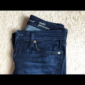7 For All Mankind gwenevere ankle jeans